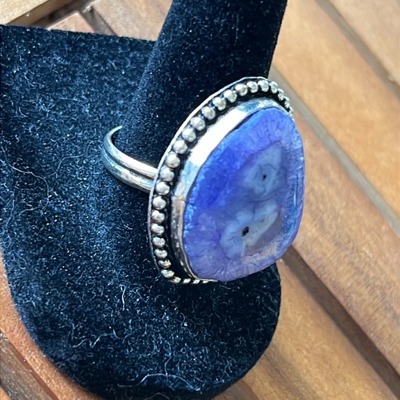 Solar Quartz Genuine 925 Ring, NWT - Picture 10 of 10